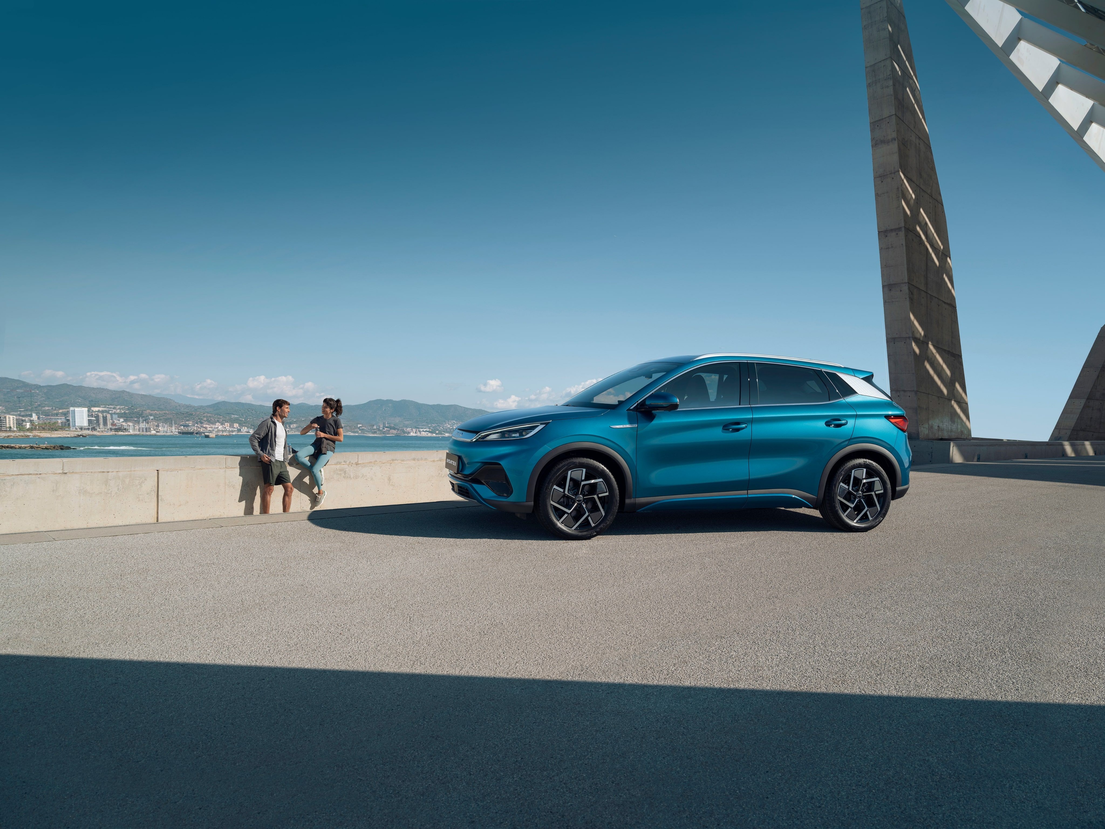 byd-atto-3-bleu SUV électrique compact BYD Atto 3
