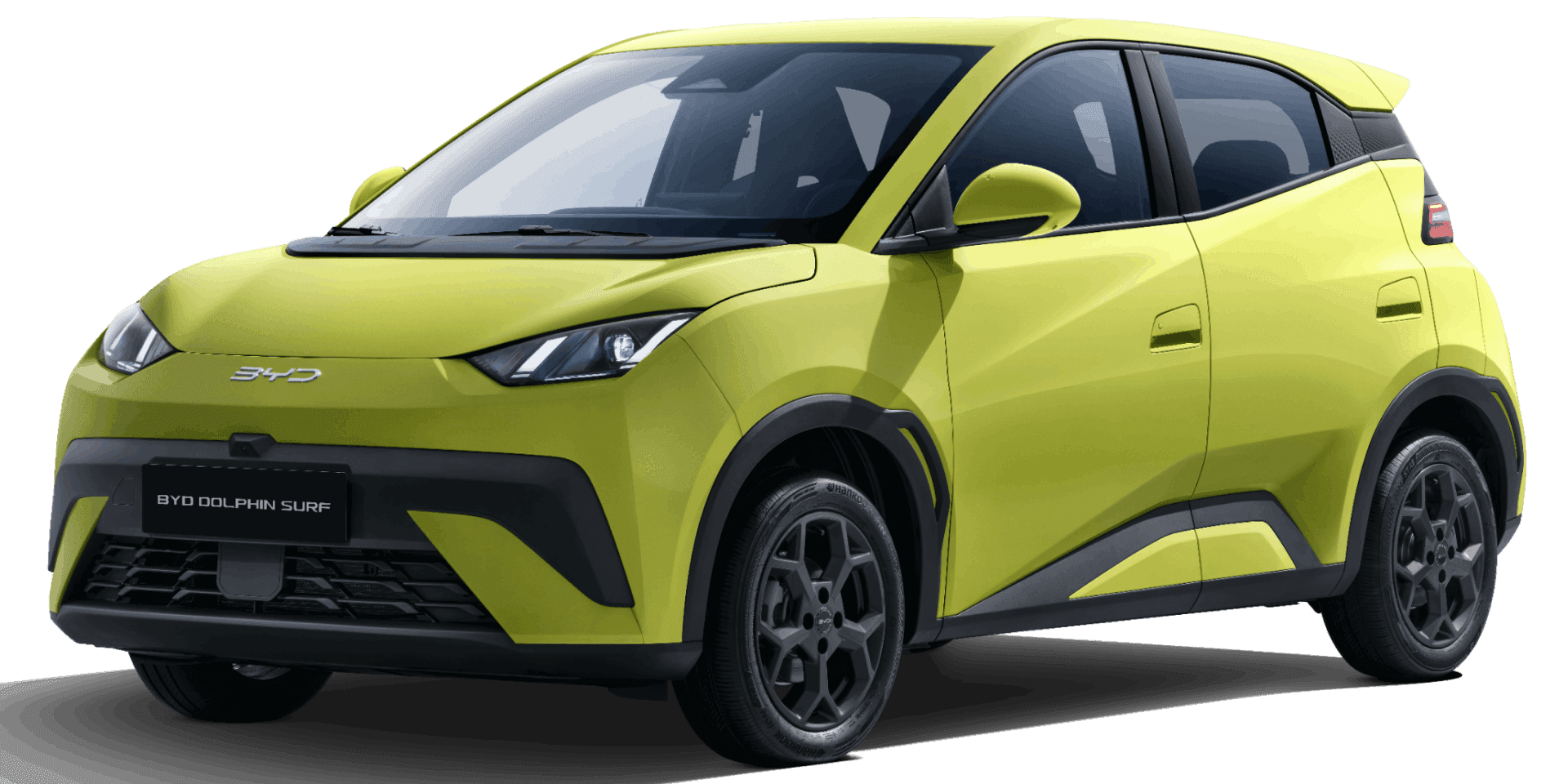 byd-dolphin-surf-vert-citron BYD Dolphin Surf couleur Vert citron, voiture électrique compacte